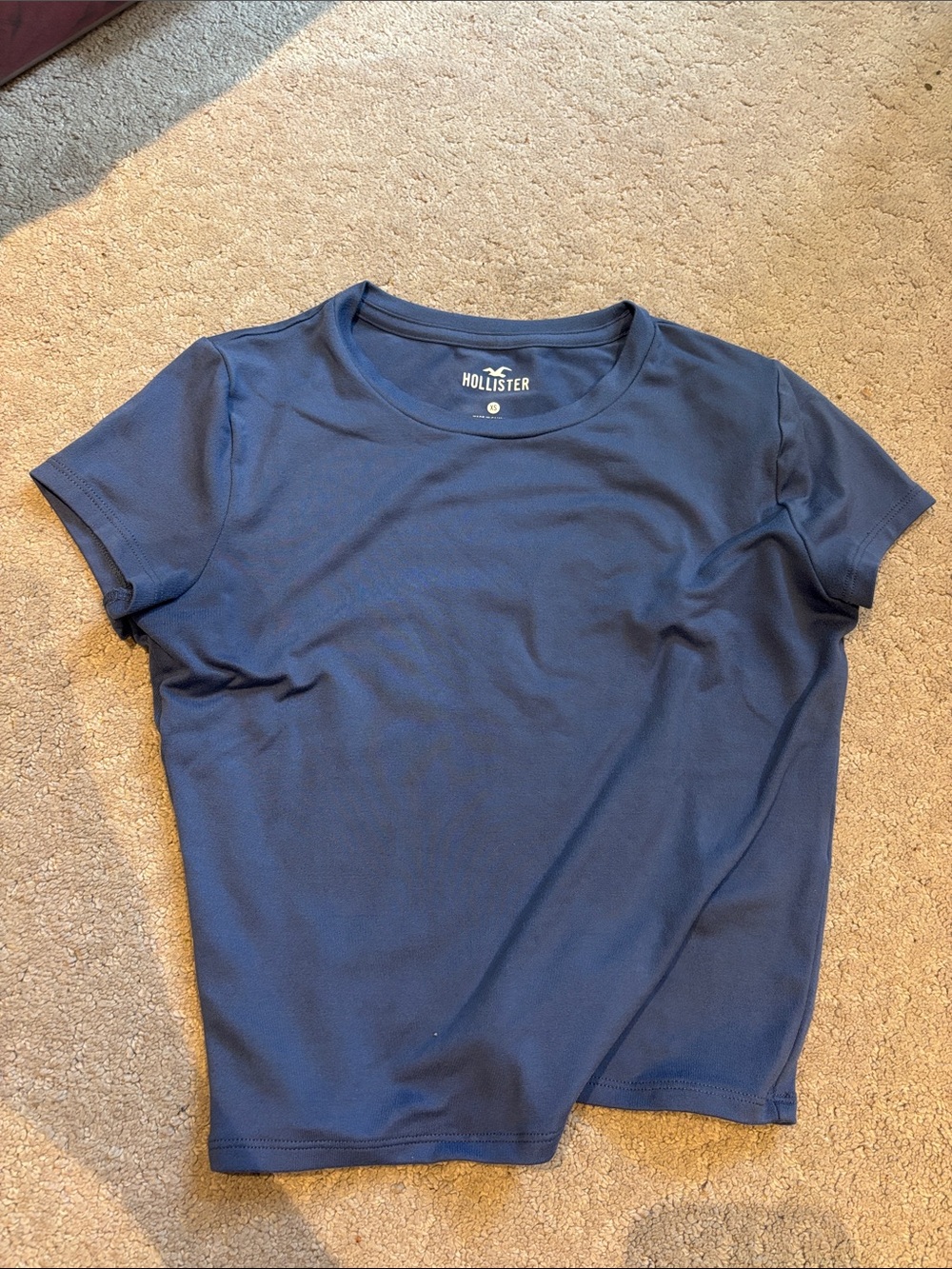 Hollister Blue Baby Tee (XS)